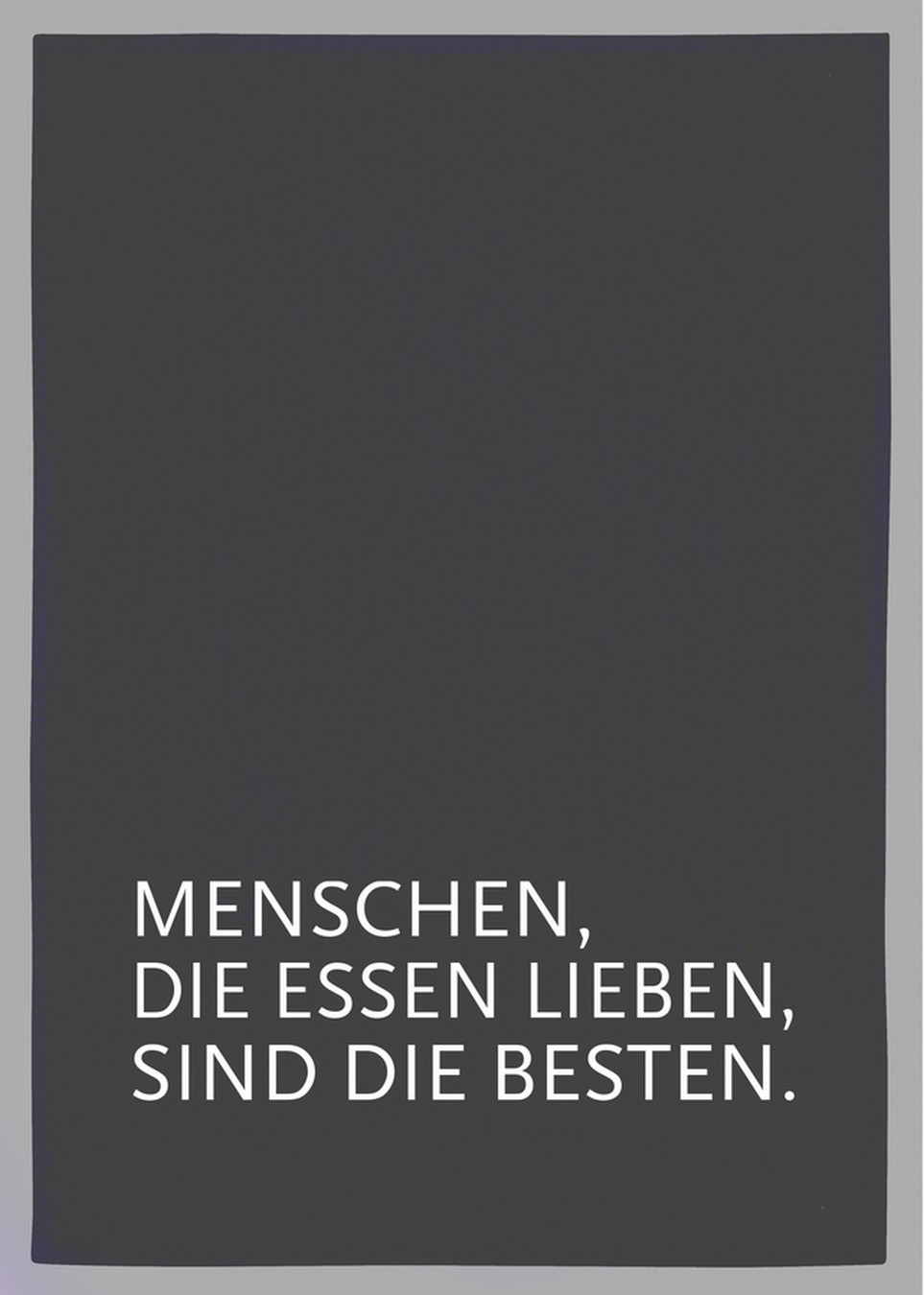 weiss, grau/ essende Menschen