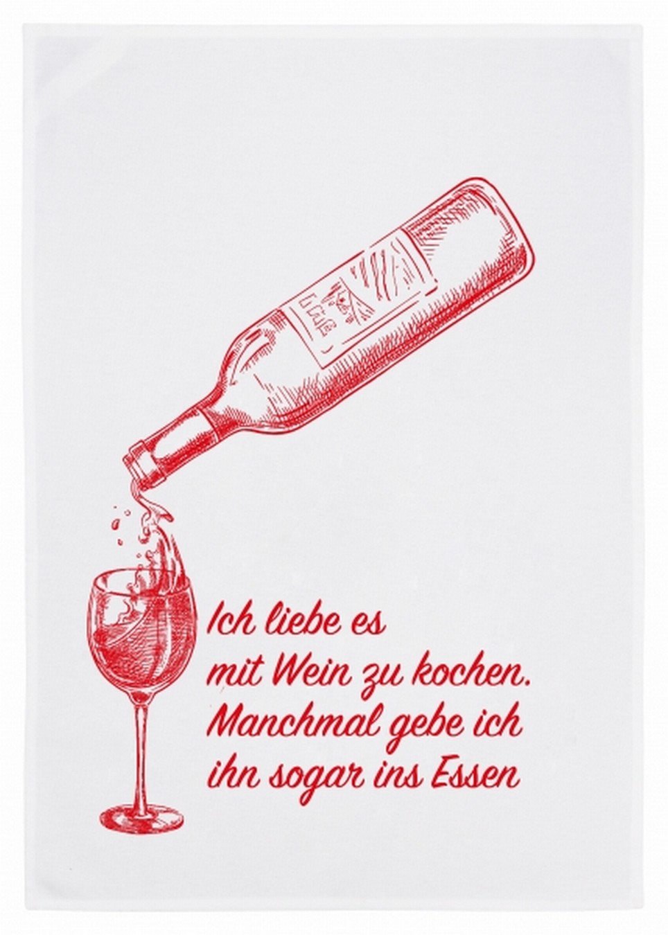 weiss, rot/ Wein