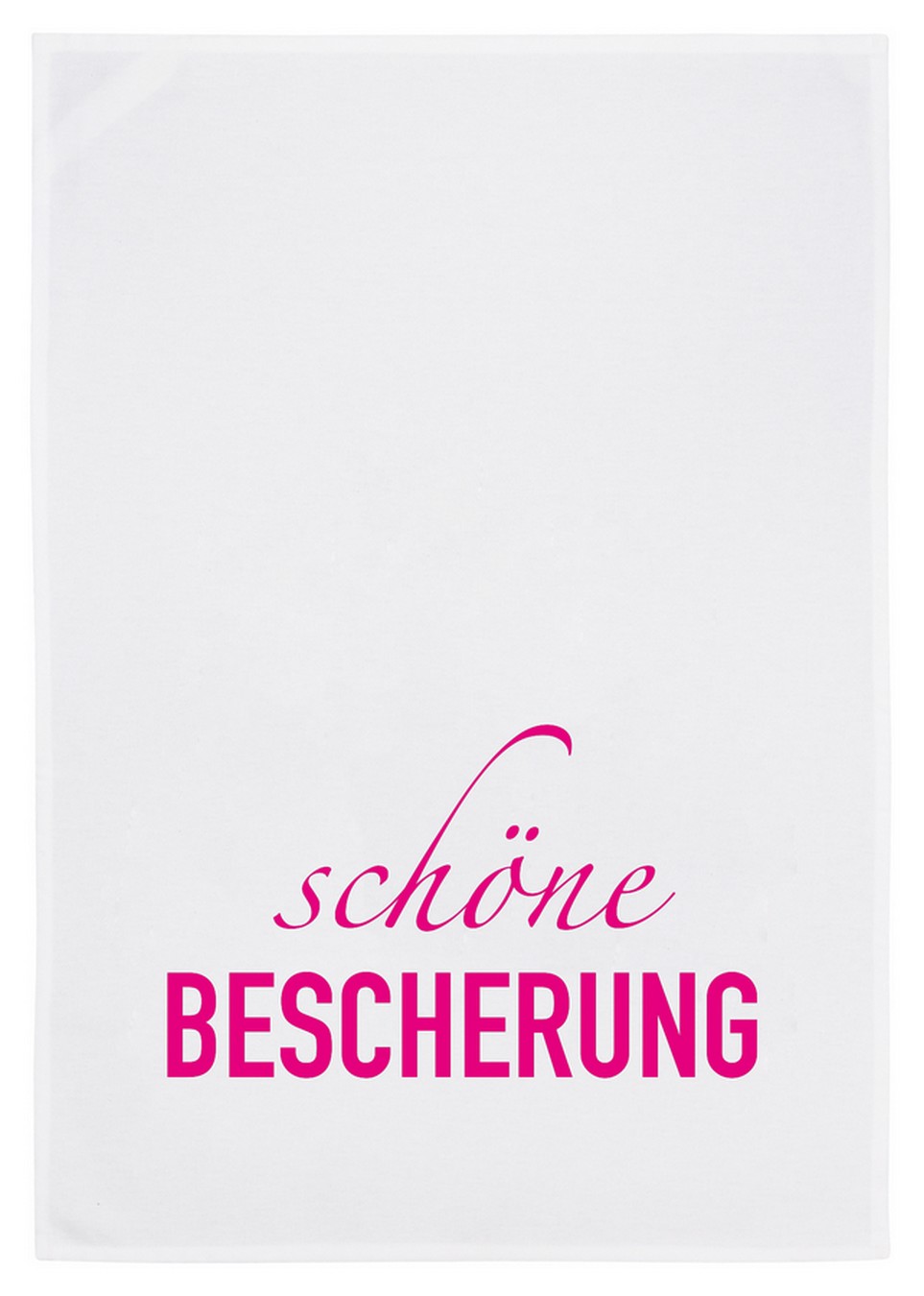 weiss, neon pink/ Bescherung