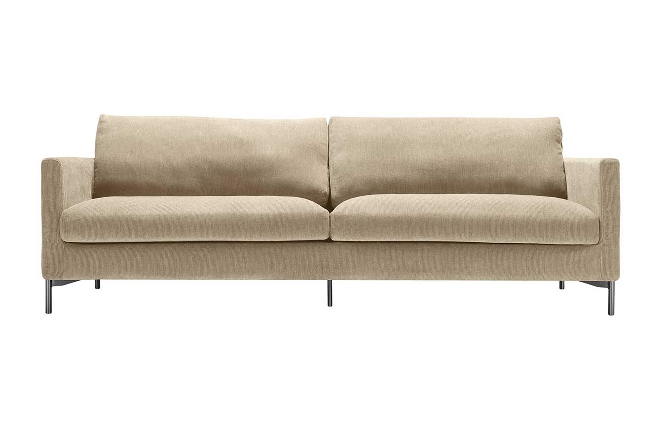 Sofa 4 Sitzer Impala Stoff Moss beige