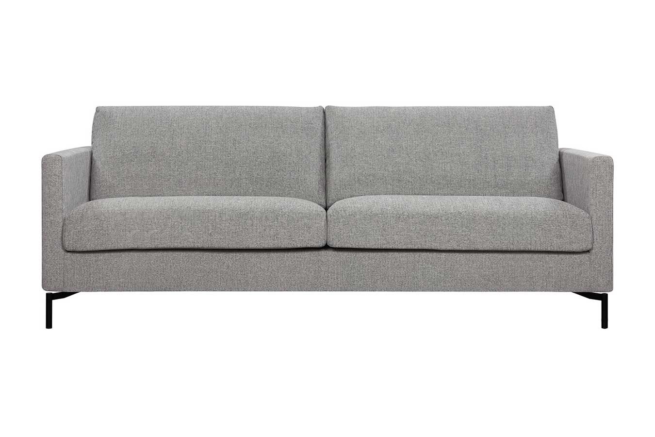 Sofa 3 Sitzer Impala Stoff grau