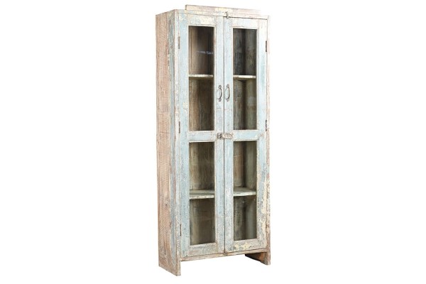 Vitrine Vintage hellblau