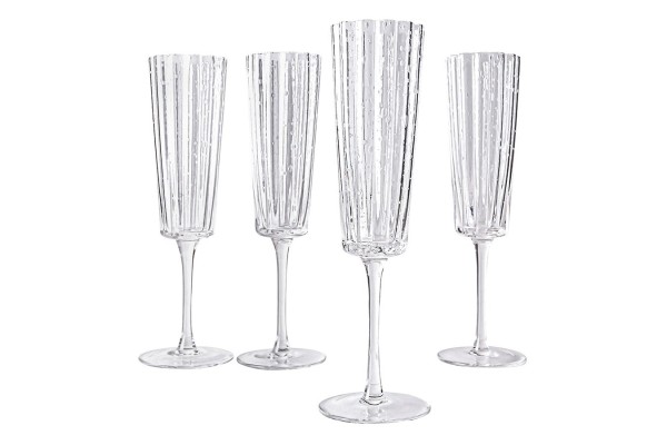 Champagnerglas Laura Ashley 4er Set klar 