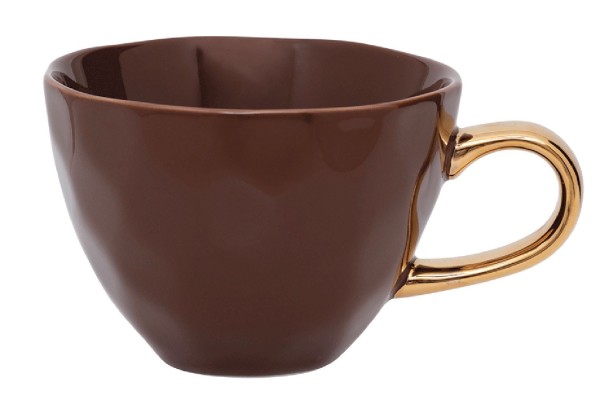 Kaffeetasse Porzellan braun