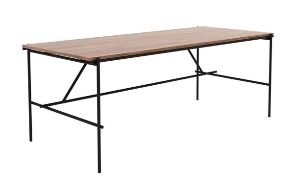 Schreibtisch Oscar Teak Metall B 160 cm