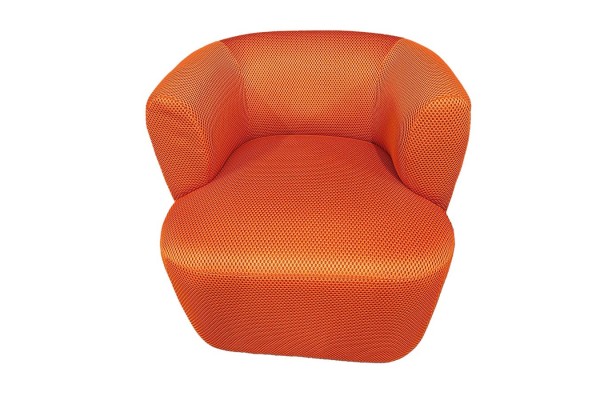 Sessel Nidou Stoff orange