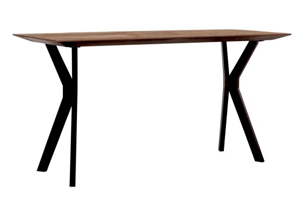 Schreibtisch Metropole Teak Metall B150 cm