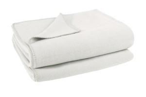 Soft-Fleece Decke 110 x 150 cm offwhite