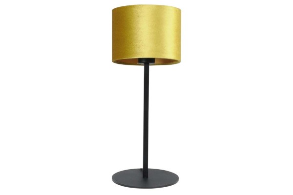 Tischleuchte Vera Samt gold H 55 cm