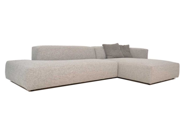 Ecksofa Home Stoff beige