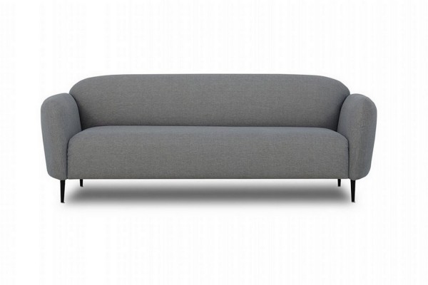 Sofa Milos 3,5 Sitzer Stoff grau