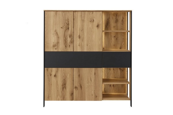 Highboard Benni Wildeiche H 143 cm