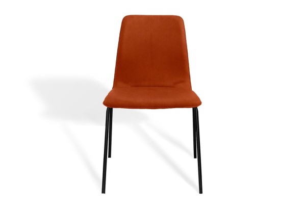 Stuhl Maverick Stoff stapelbar orange