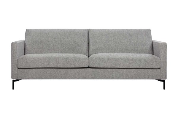 Sofa 3 Sitzer Impala Stoff Poem grau