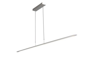 Hängeleuchte nickel B 200 cm 