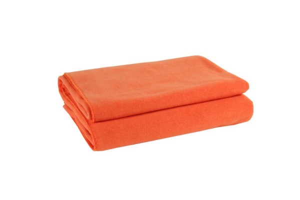 Soft-Fleece Decke 160 x 200 cm papaya