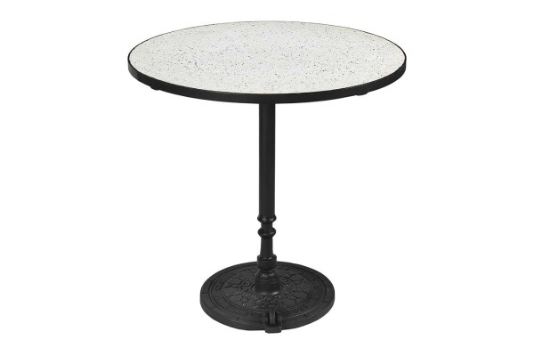 Bistrotisch Terrazzo weiss H 76