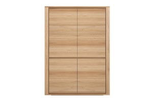 Schrank Shadow Eiche massiv H 160 cm