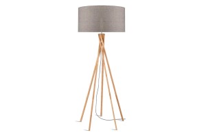 Stehlampe Kilimanjaro Bambus Textil beige