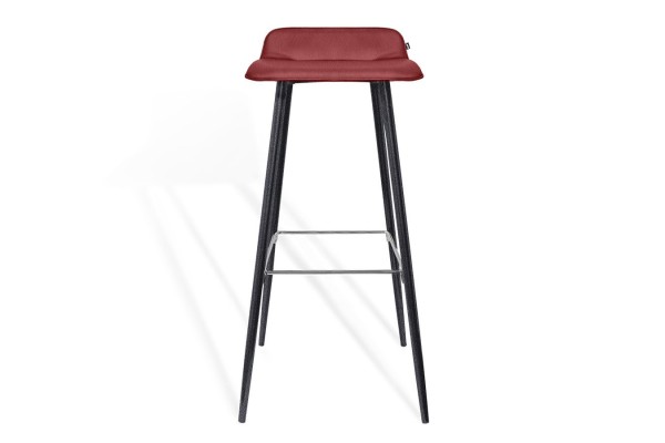 Barhocker Maverick Leder rot H 93 cm