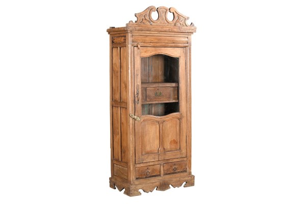 Vitrinenschrank Vintage natur