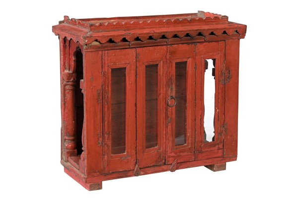 Beistellschrank Vintage rot