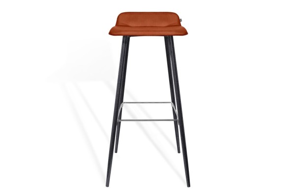 Barhocker Maverick Stoff orange H 93 cm