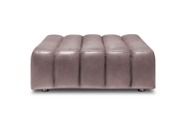 Hocker Bella Leder braun B 105 cm