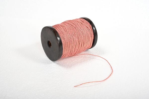 Jute-Lurex Band Ribbons 200m rosa