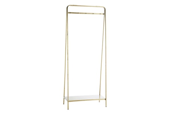 Garderobe Metall gold 