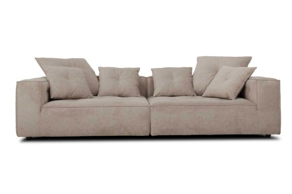 Sofa Brian 3 Sitzer Stoff beige 