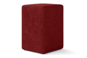 Sitzhocker Samt bordeaux