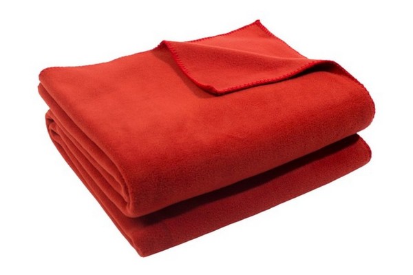 Soft-Fleece Decke 160 x 200 cm rostrot