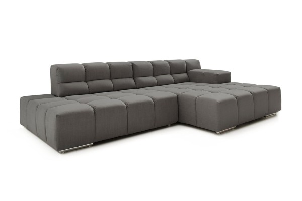 Ecksofa Cube Stoff taupe