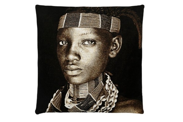 Kissen Hamar Lady Ethiopia 45 x 45 cm