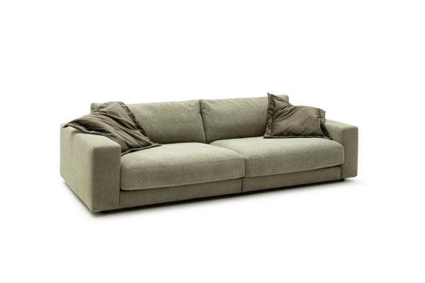 Sofa Downtown XXL Stoff grün