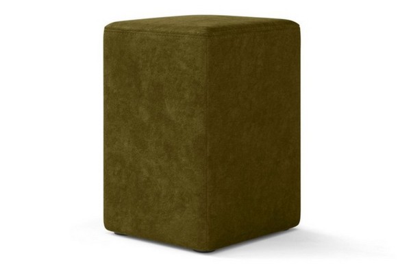 Sitzhocker Samt olive