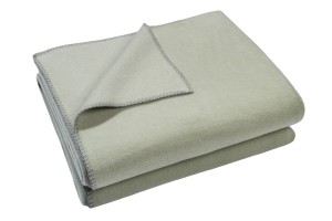 Soft-Fleece Decke 110 x 150 cm hellgrün