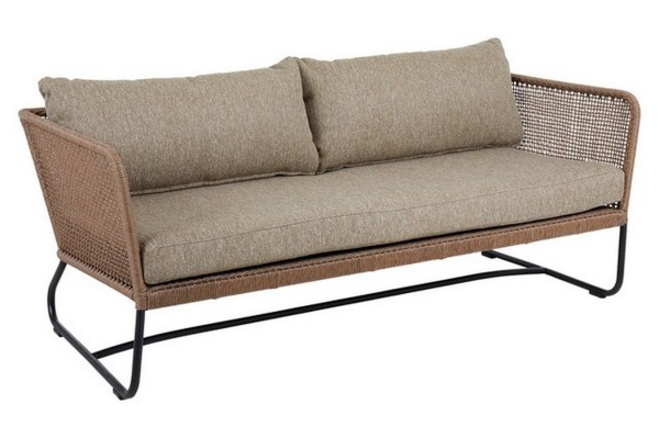 Gartensofa Pors 2,5-Sitzer natur