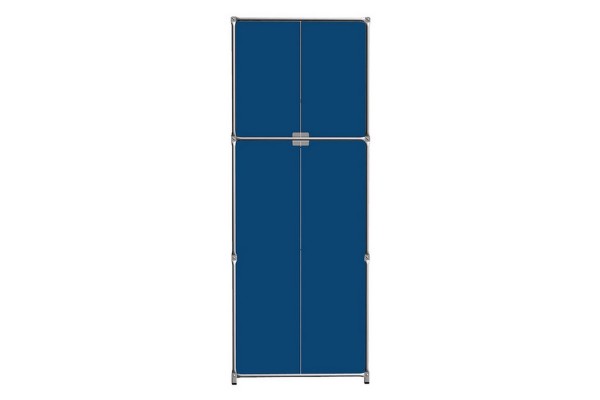 Kleiderschrank System 180 blau H 223,5 cm