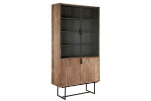 Vitrinenschrank Odeon Teak B 120 cm