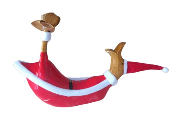 Drinking Duck Santa 35 cm