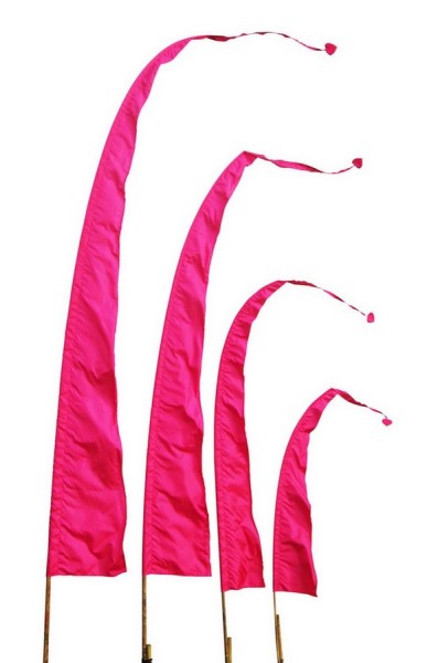 Bali Fahne Sanur 6 Meter fuchsia