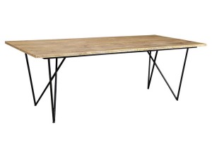 Tisch Tris aus Hartholz 220 x 100 cm
