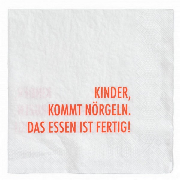 Servietten Set Kinder kommt 