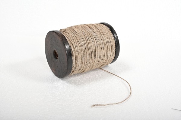 Jute-Lurex Band Ribbons 200m silber