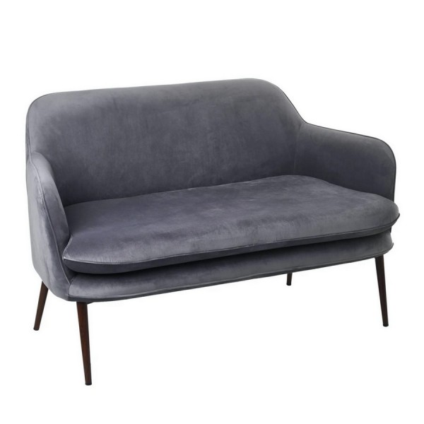 Sofa Chic Samt grau