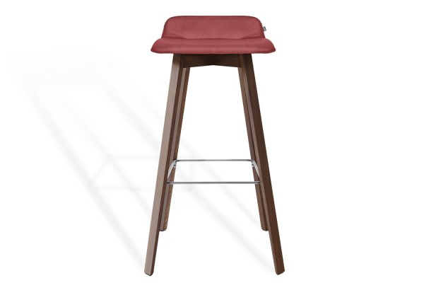 Barhocker Maverick Leder rot H 93 cm