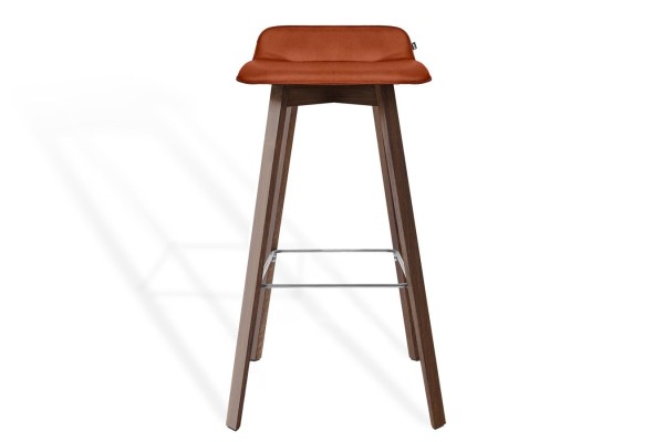 Barhocker Maverick Stoff orange H 93 cm