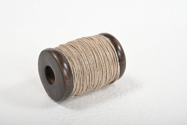 Jute-Lurex Band Ribbons 20m silber